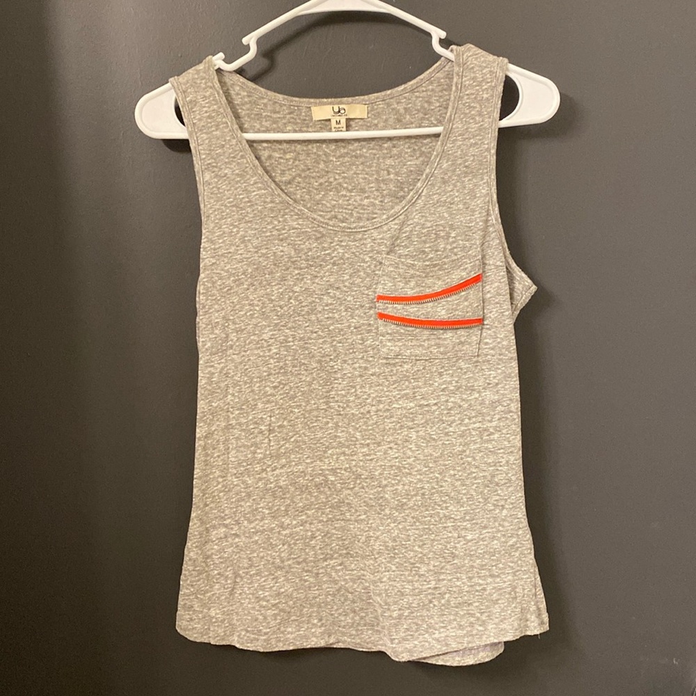 Zipper Tank Top